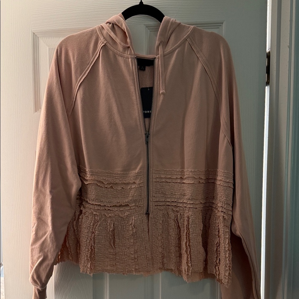 Torrid French Terry Lace Hoodie - NWT size 0